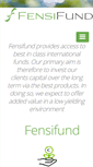 Mobile Screenshot of fensifund.com